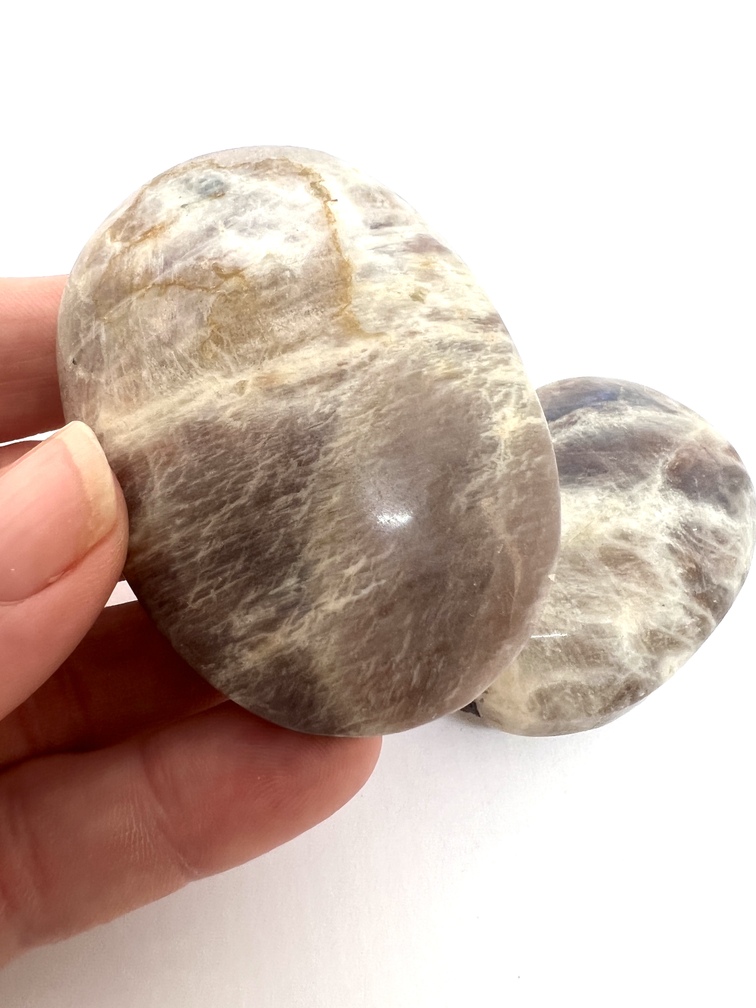 Mixed Moonstone Palm Stone