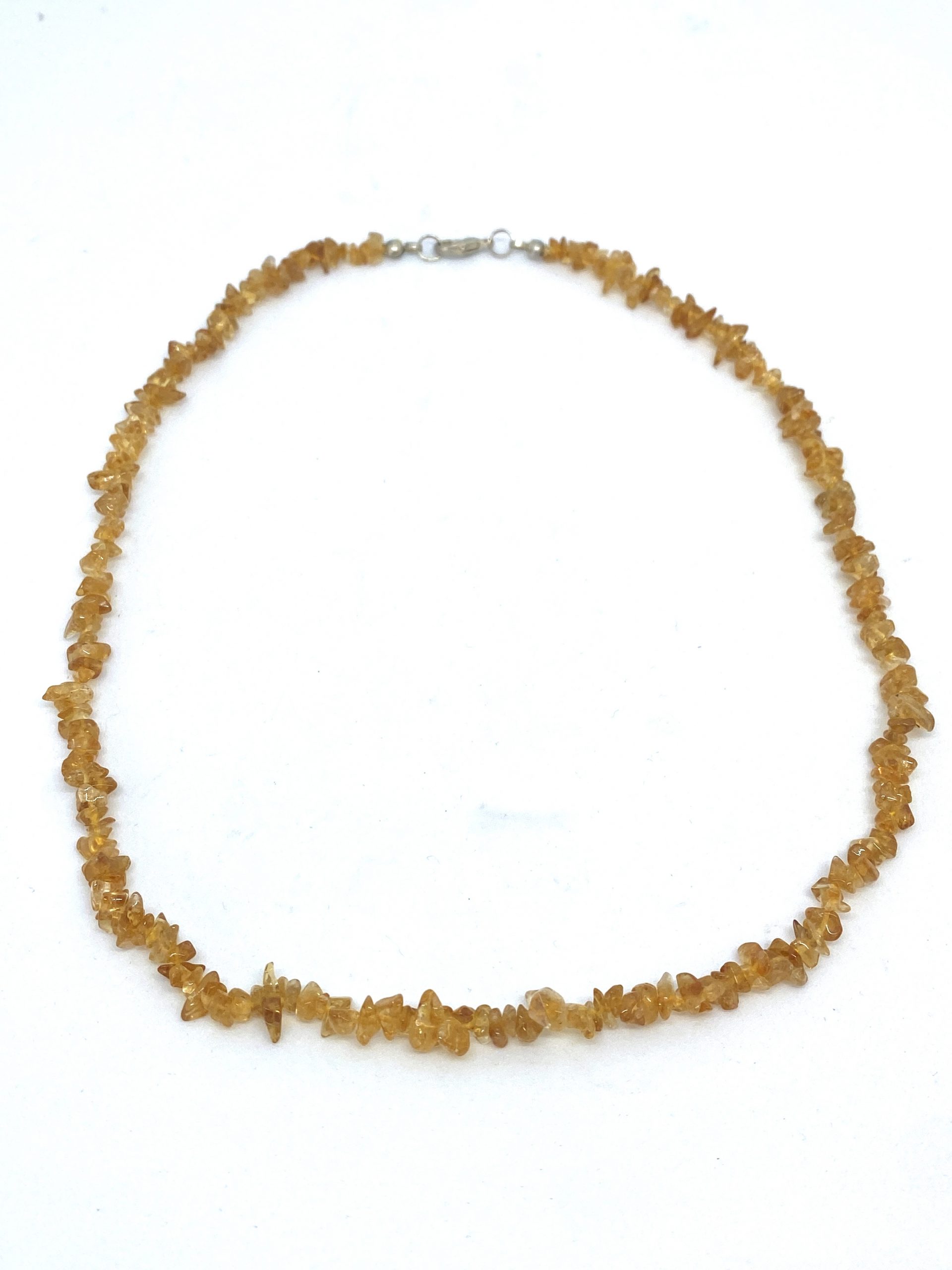 Citrine Crystal Chip Necklace