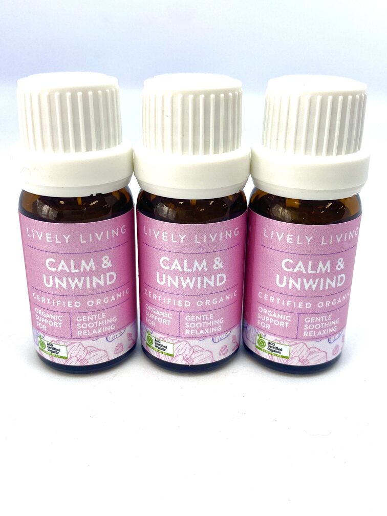Calm and Unwind Certified Organic Oil By Lively Living