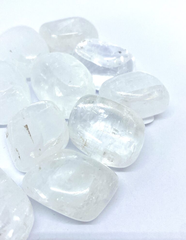 Clear Calcite Crystal Tumbled