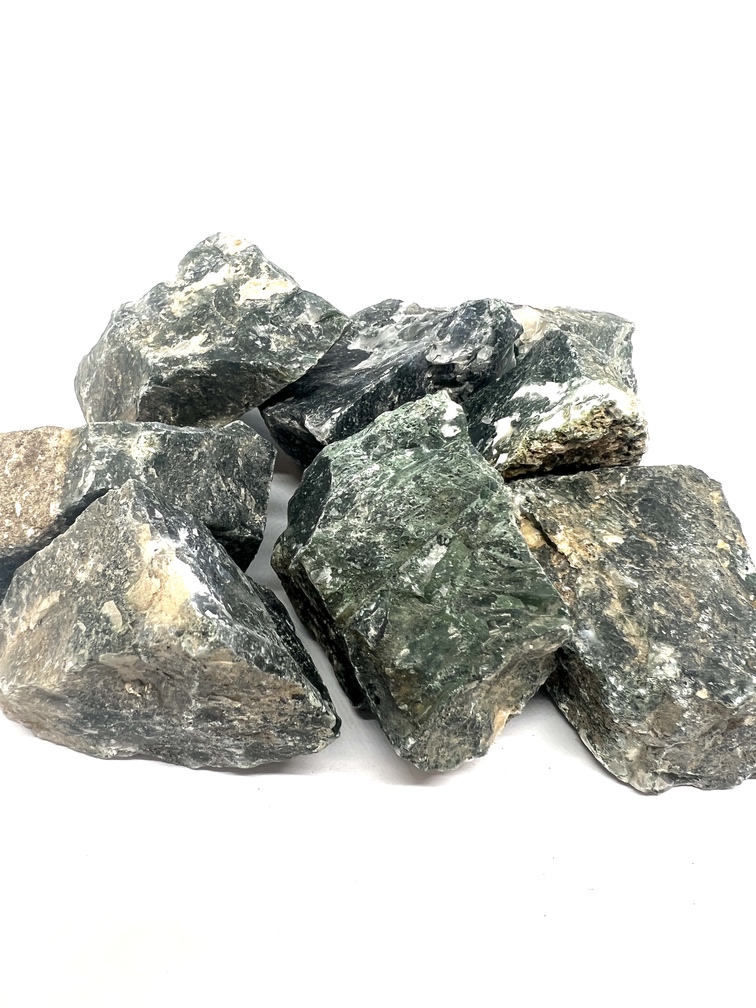 Moss Agate Crystal Rough Pieces