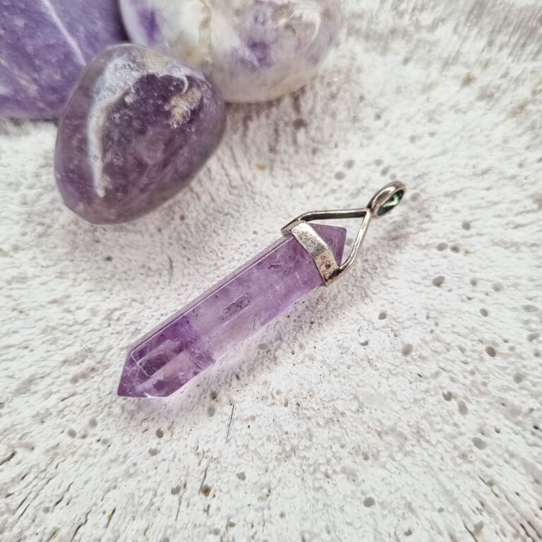 Purple Fluorite Pendant