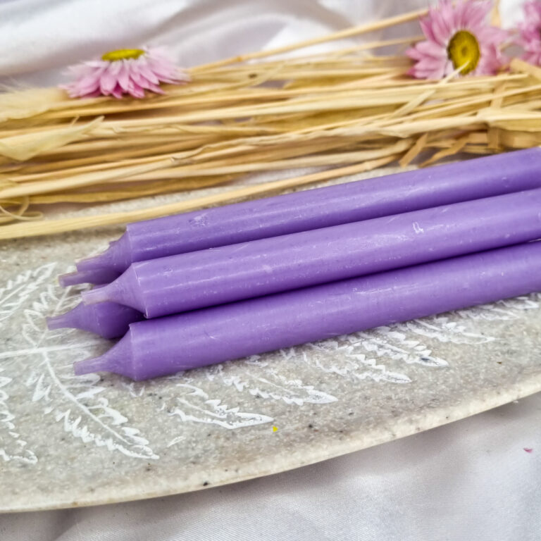 Spell Candle Clarity Lilac Patchouli 12.7cm