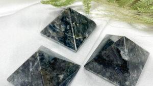 Larvikite Crystal Pyramid 2.5cm