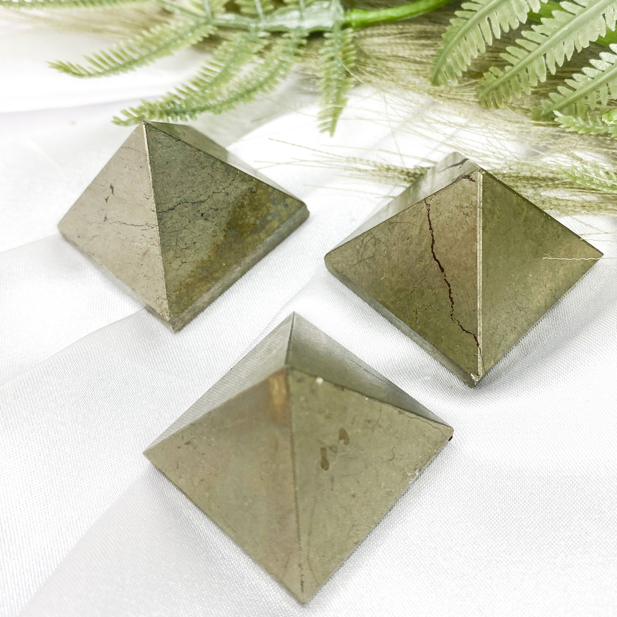 Pyrite Crystal Pyramid 2.5cm