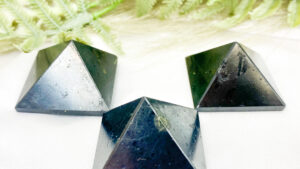 Black Tourmaline Crystal Pyramid 2.5cm