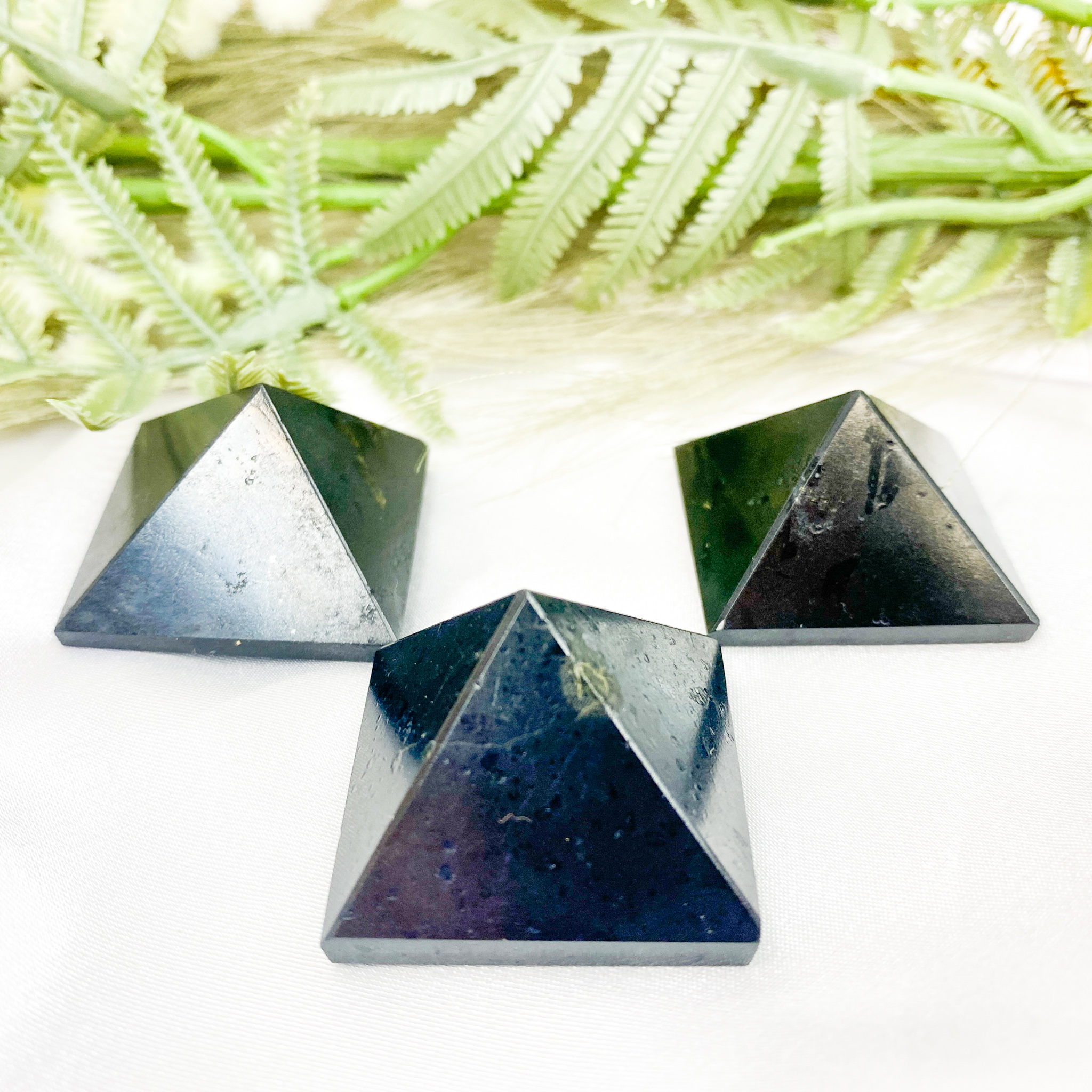 Black Tourmaline Crystal Pyramid 2.5cm