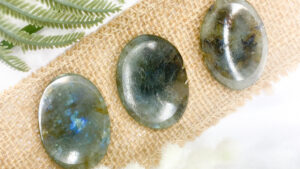 Labradorite Crystal Worry Stone 4cm