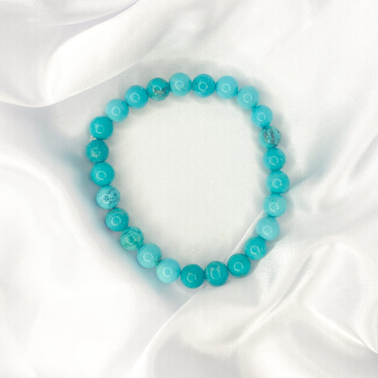 Turquoise Howlite Crystal Bracelet