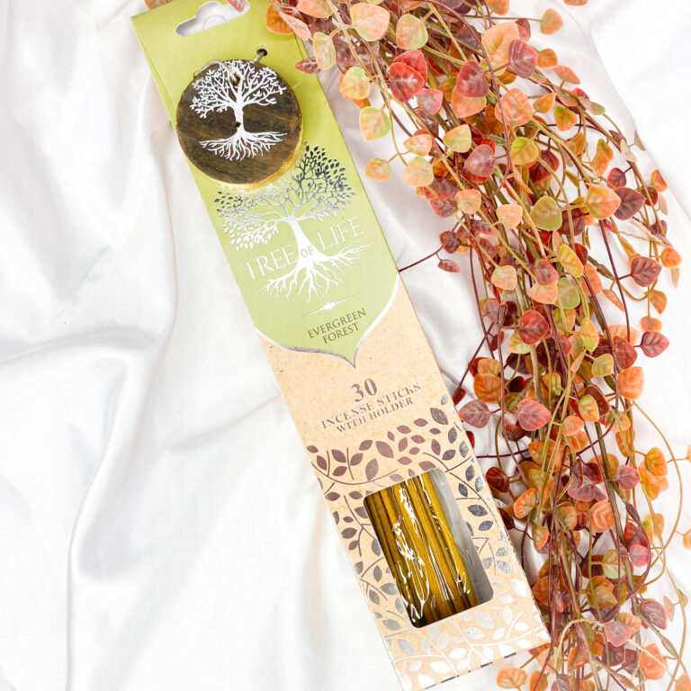 Tree of Life Fruit Evergreen Forest Gift Set (incense and holder)