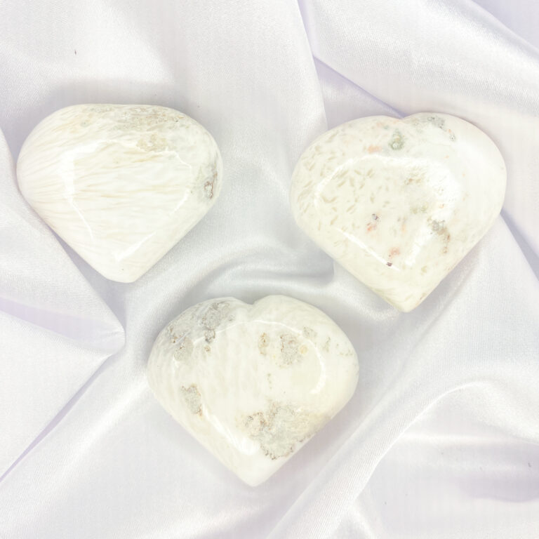 Scolecite Crystal Heart