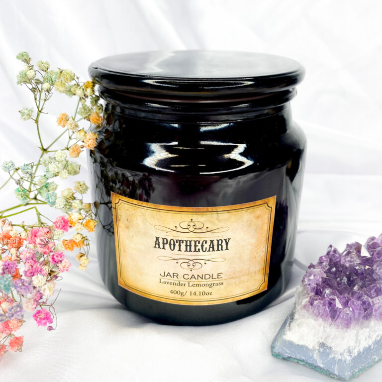 Apothecary Candle Large Lavender Lemongrass