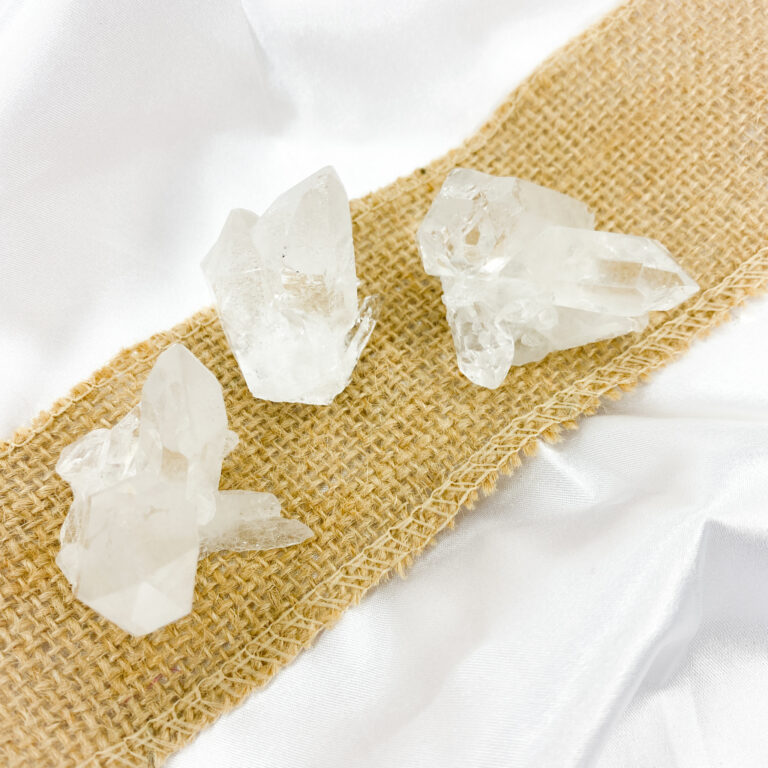 Clear Quartz Crystal Cluster Small