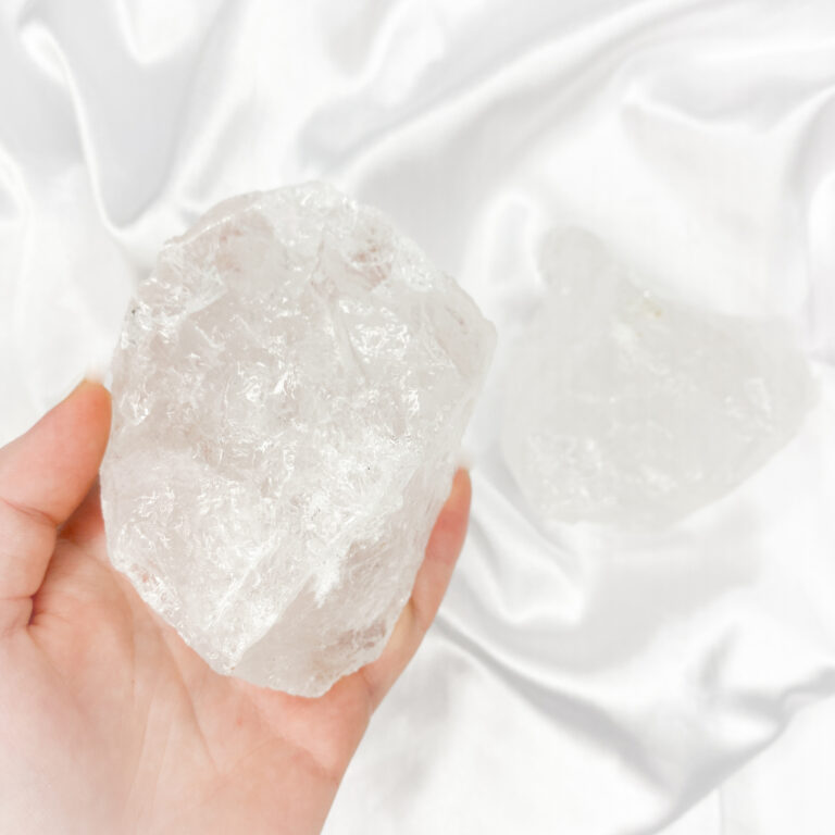 Clear Quartz Crystal Rough Medium