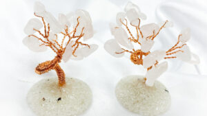 Mini Rose Quartz Crystal Tree