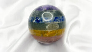 7 Chakra Crystal Sphere 5.5cm