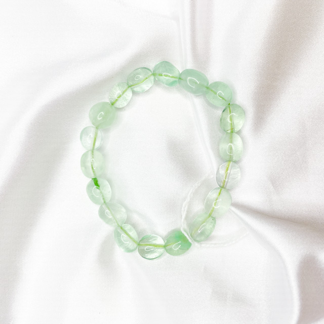 Green Fluorite Crystal Bracelet