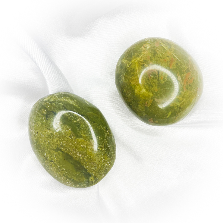Green Opal Palm Stones Small