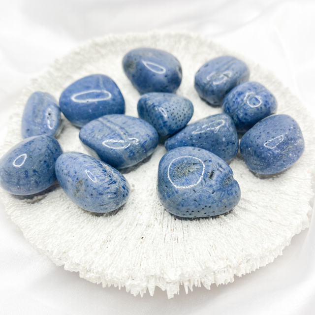 Blue Coral Crystal Tumbled