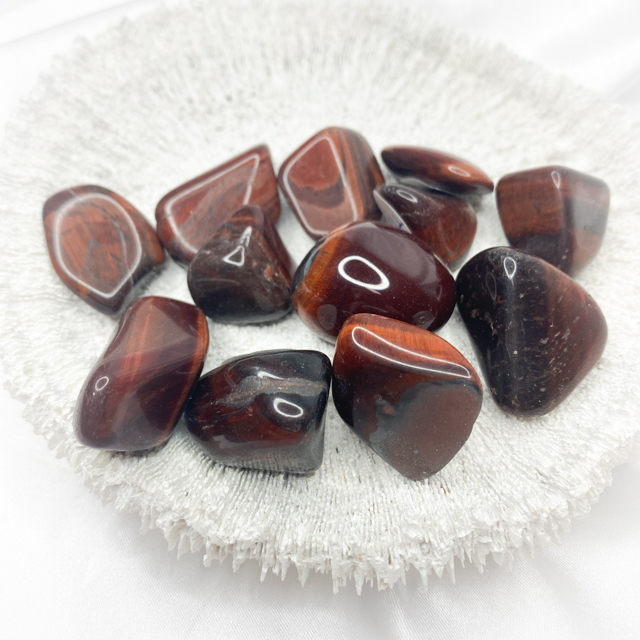 Tigers Eye Red Crystal Tumbled