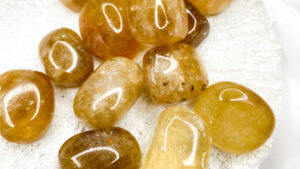 Honey Calcite Crystal Tumbled
