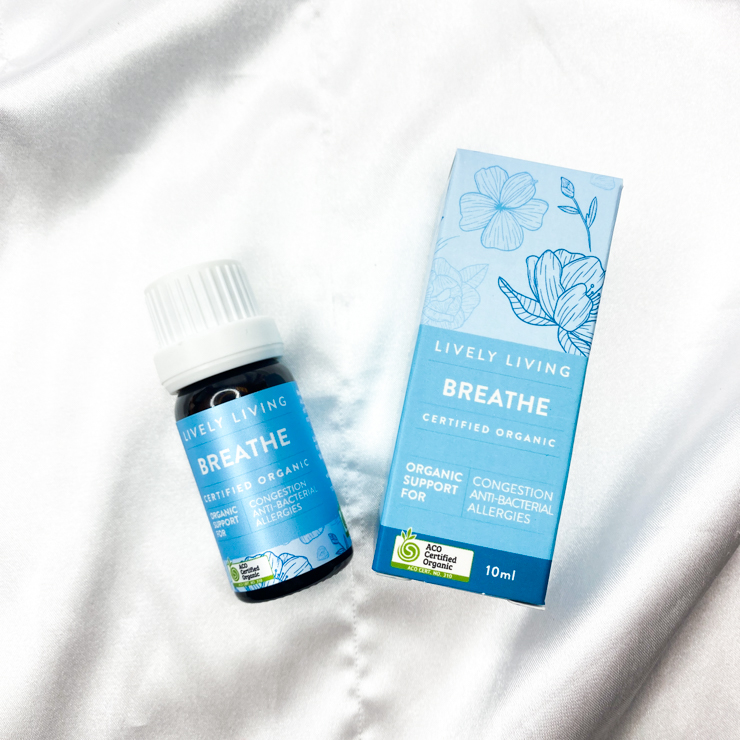 Breathe Certified Organic Blend Essential Oil 10ml by Lively Living