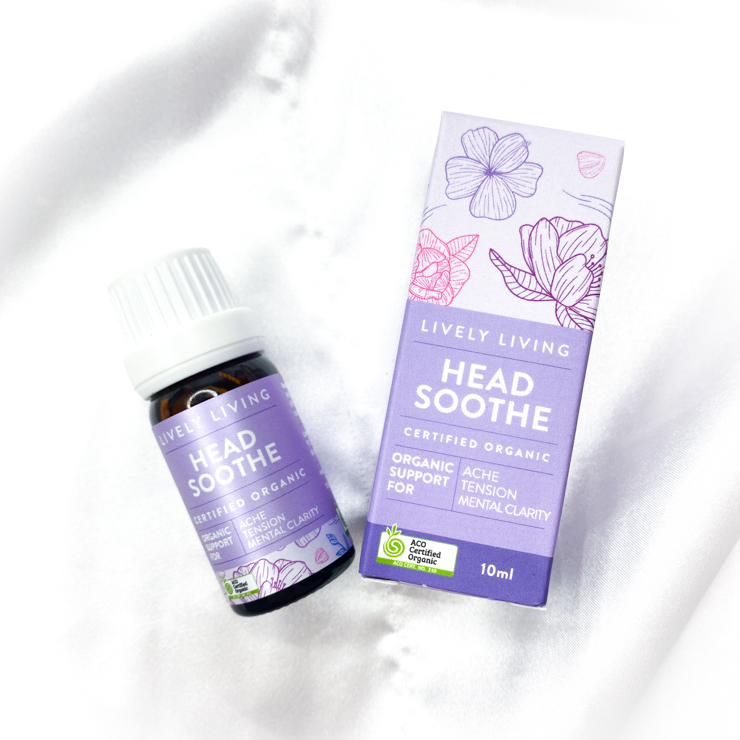 Head Soothe Organic Blend 10ml Essential Oil by Lively Living