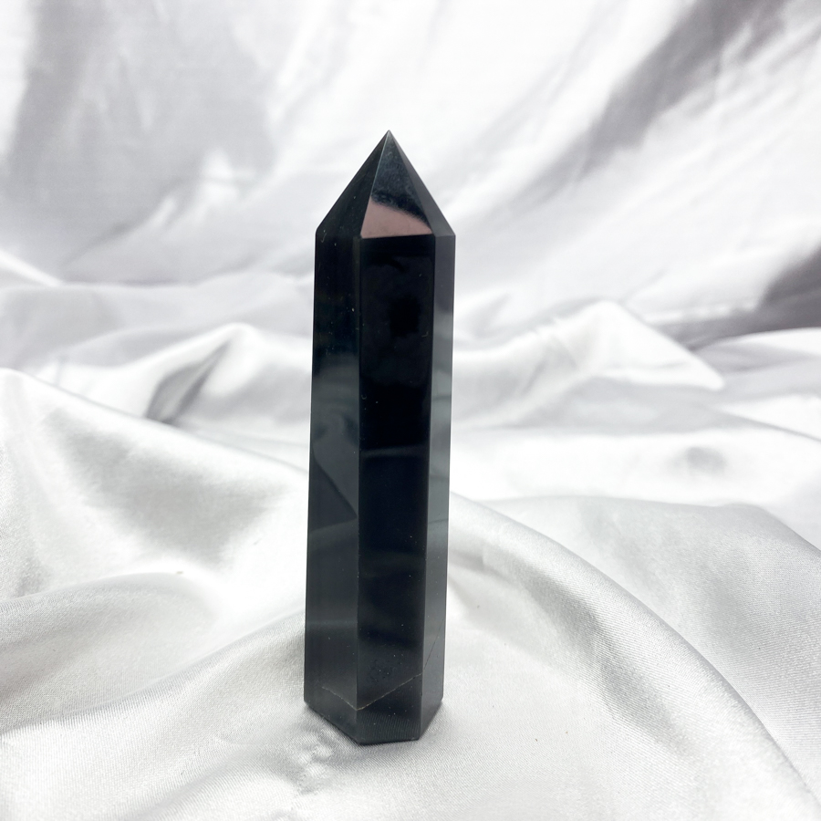 Black Obsidian Crystal Point 6-9cm