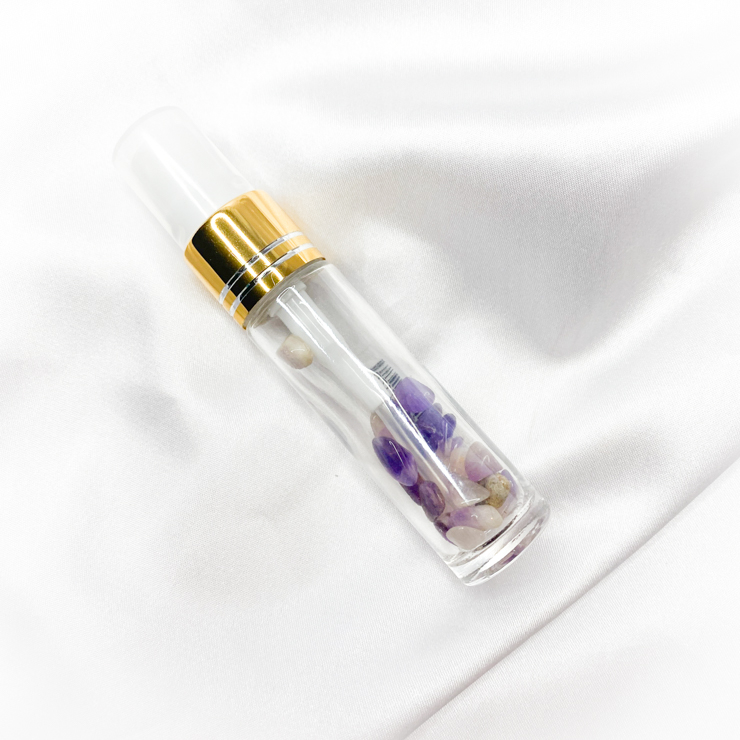Crystal Amethyst Wellness Spray Bottle 10cm