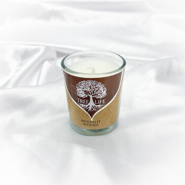 Tree Of Life Moonlit Woods Votive Candle