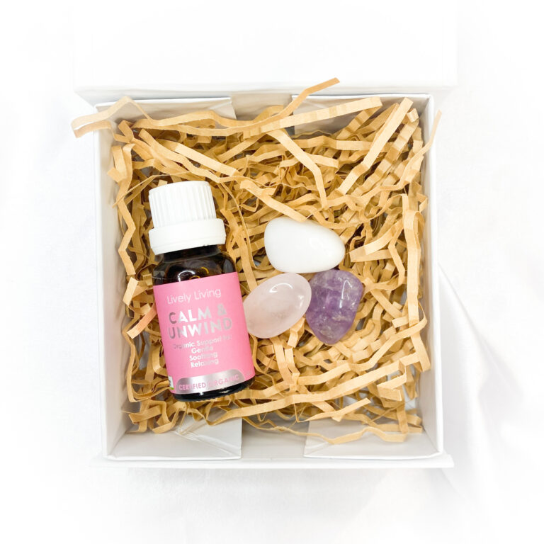Relaxation Essential Oil and Crystal Gift Pack