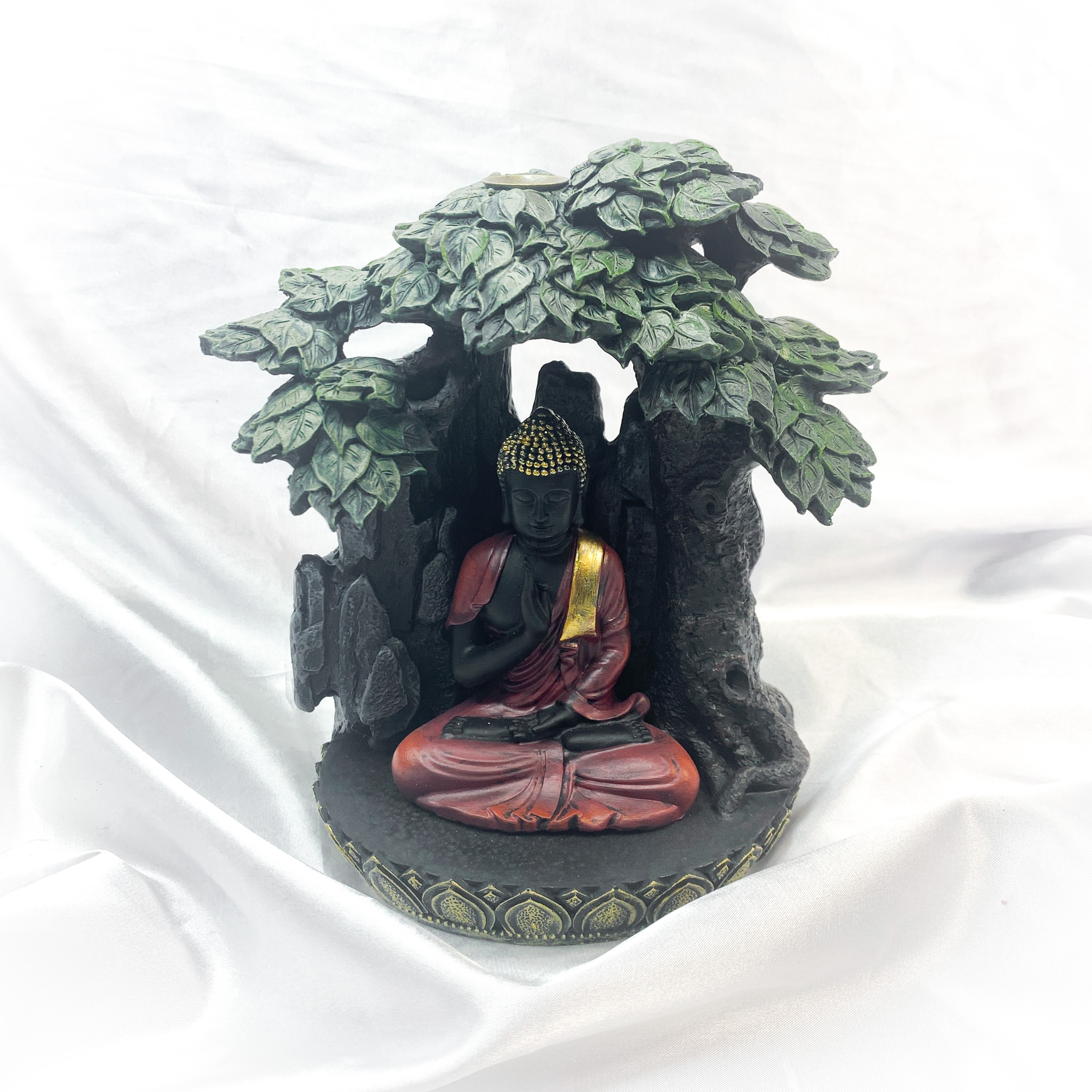 Backflow Burner Meditating Buddha 19cm