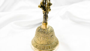 Tibetan OM Brass Bell 13cm