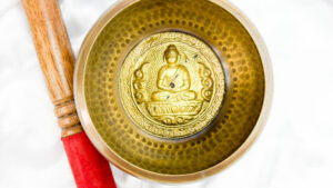 Hand Hammered Buddha Singing Bowl 12cm